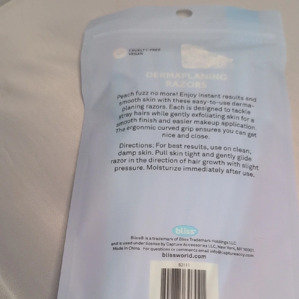 Bliss Smooth Ya Later Dermaplaning Razors -Mint Green 12 Pack